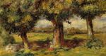 Ренуар Пейзаж близ Понт Авен 1890г